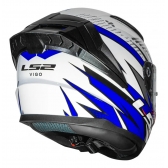 Capacete Moto LS2 FF810 Vigo Shift Flight Azul Branco C/ Aerofólio Masculino Feminino Lançamento