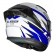 Capacete Moto LS2 FF810 Vigo Shift Flight Azul Branco C/ Aerofólio Masculino Feminino Lançamento