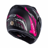 Capacete Moto Feminino Peels Mirage Living Custom Aviador Preto Rosa C/ Óculos Queixeira Removível