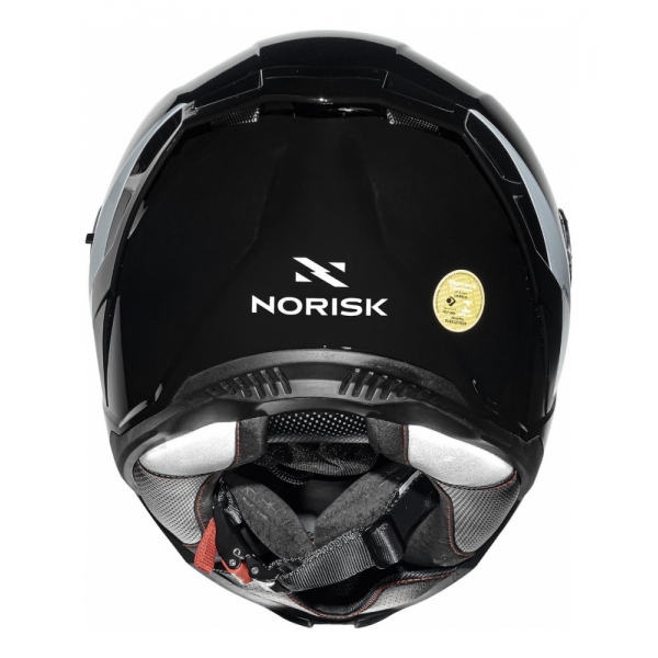Capacete Moto Norisk Strada 2 Evoque St Monocolor Preto C/ Óculos Interno Masculino Feminino