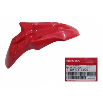 Paralama Dianteiro Moto Nxr Bros 150 2014 2015 Bros 160 Vermelha 2015 2016 2017 Original Honda
